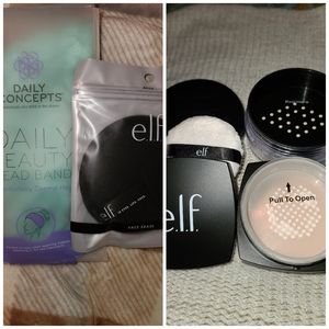 BRAND NEW 💥 Setting powders with headband and Elf face erase.
